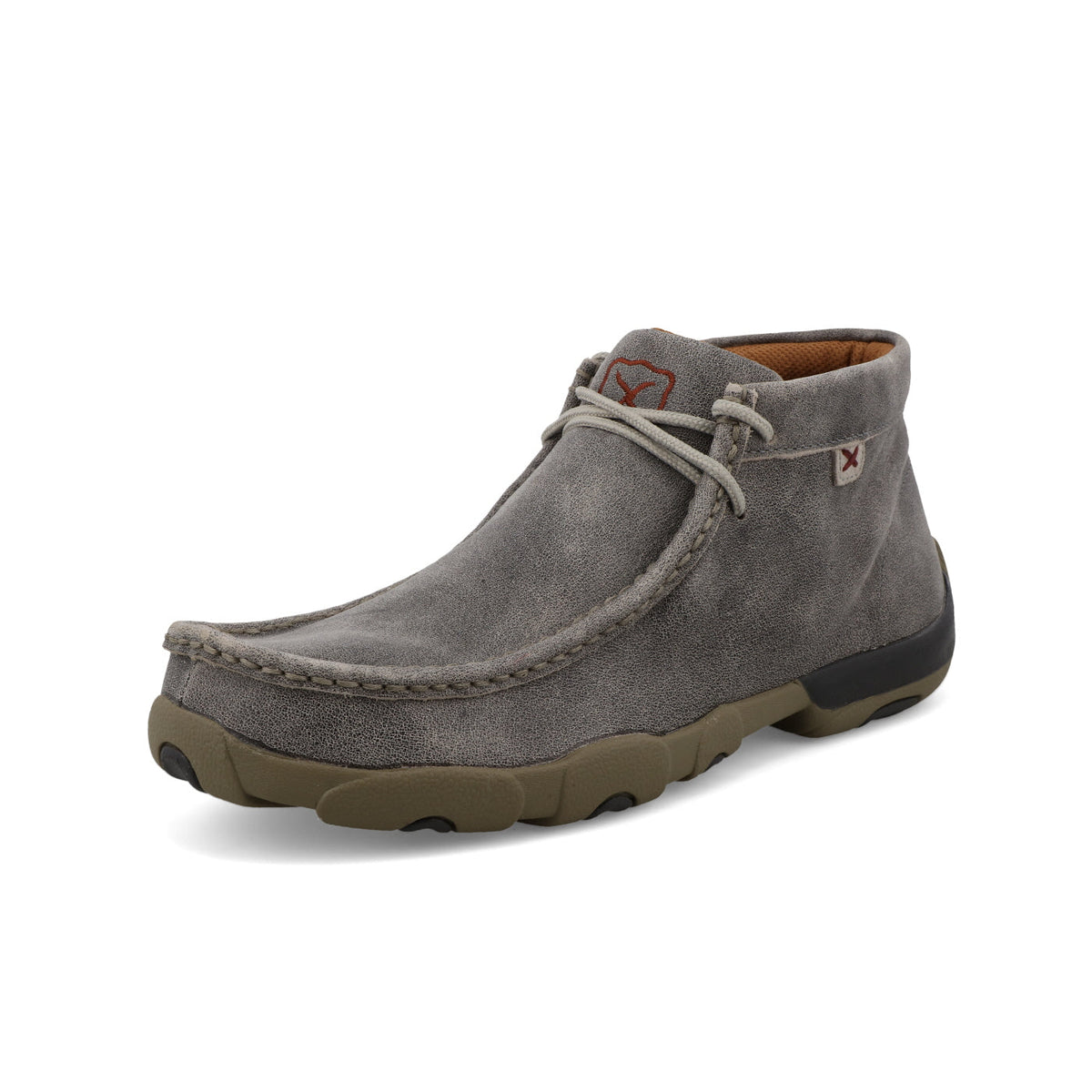 Twisted X MDM0072 men's chukka driving moc in grey
