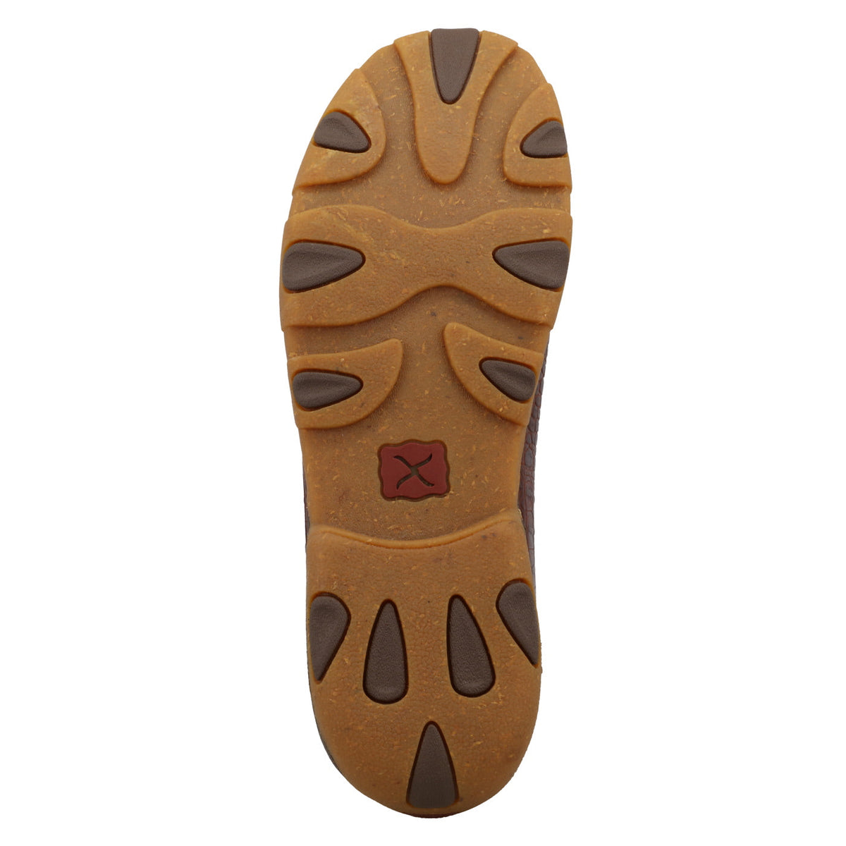 Twisted X MDM0103 men's chukka driving moc in ginger caiman print, view 3