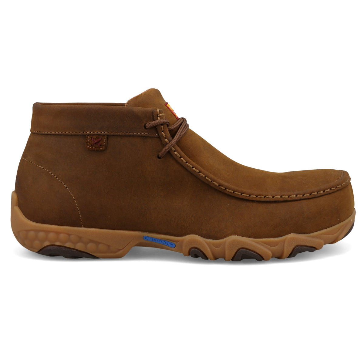 Twisted X MDMXN01 work chukka driving moc, moc toe top view