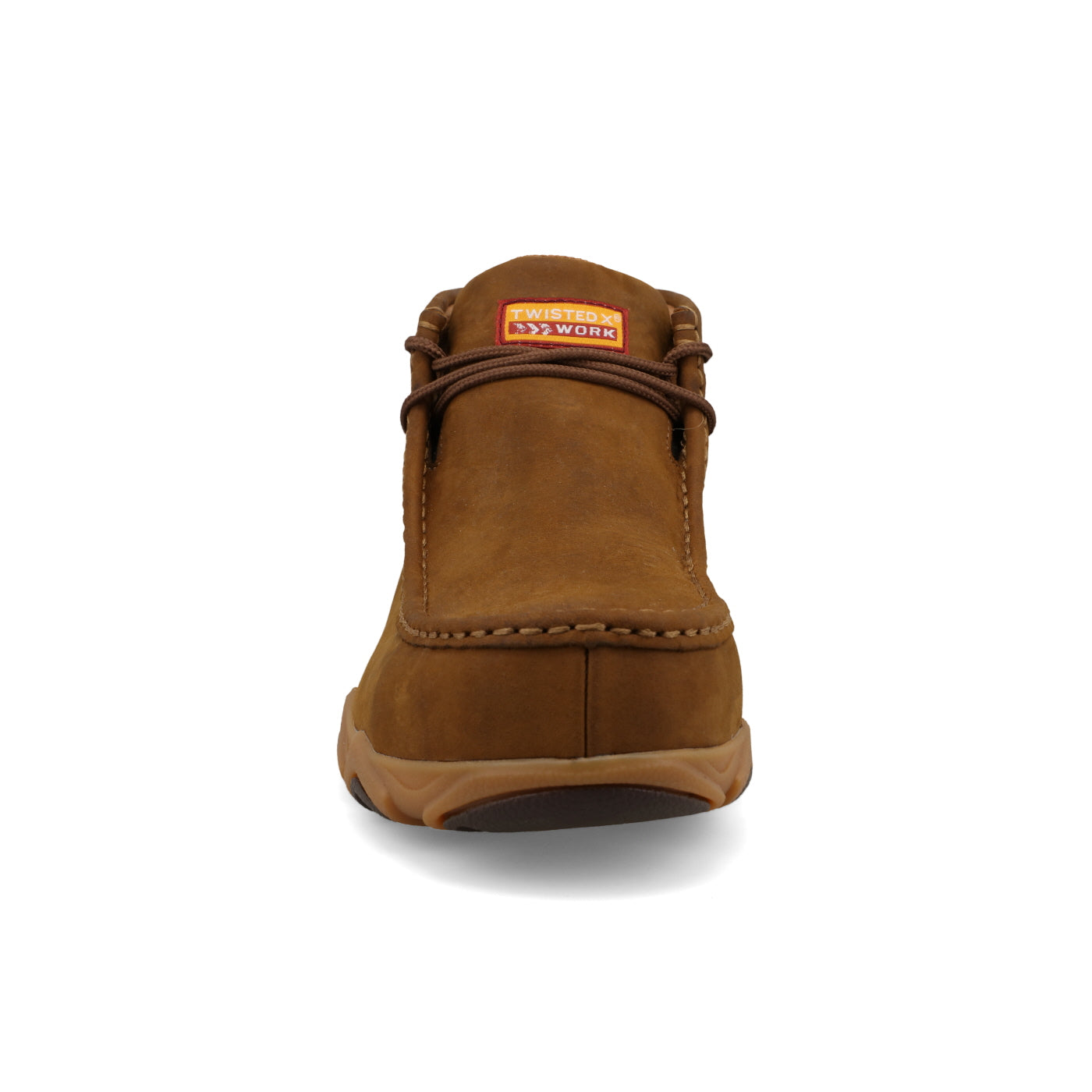 Twisted X MDMXN01 work chukka driving moc, back view with leather heel loop