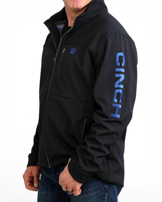 Cinch Men's Bonded Jacket MWJ1945001 in Black, side view