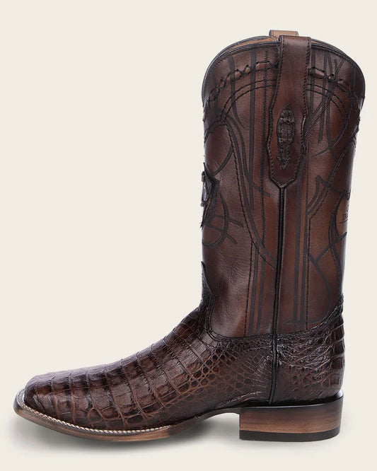 CUADRA COPPER CAIMAN LASER & EMBROIDERY SQUA TOE CU456