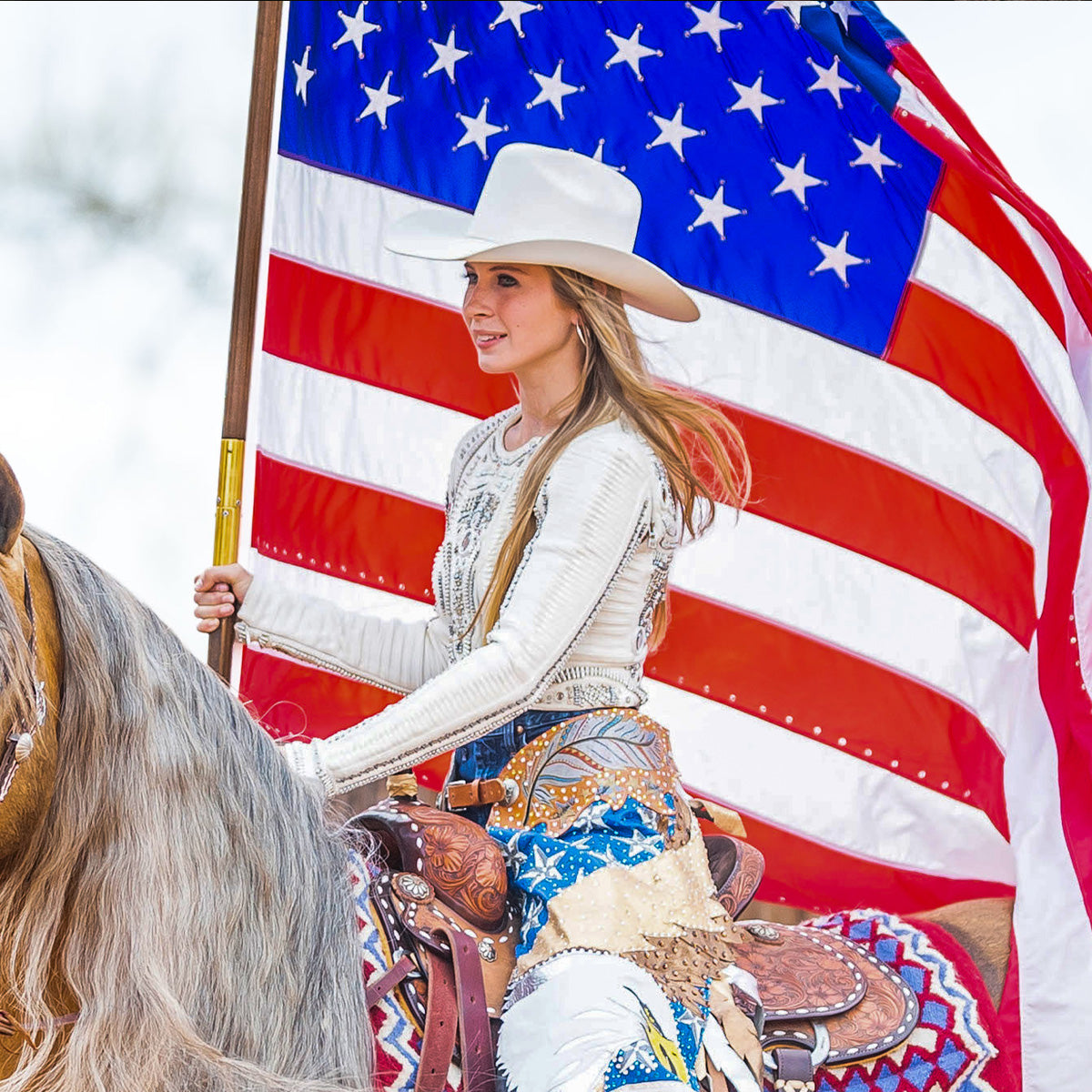 Resistol Pageant 4X white cowboy hat