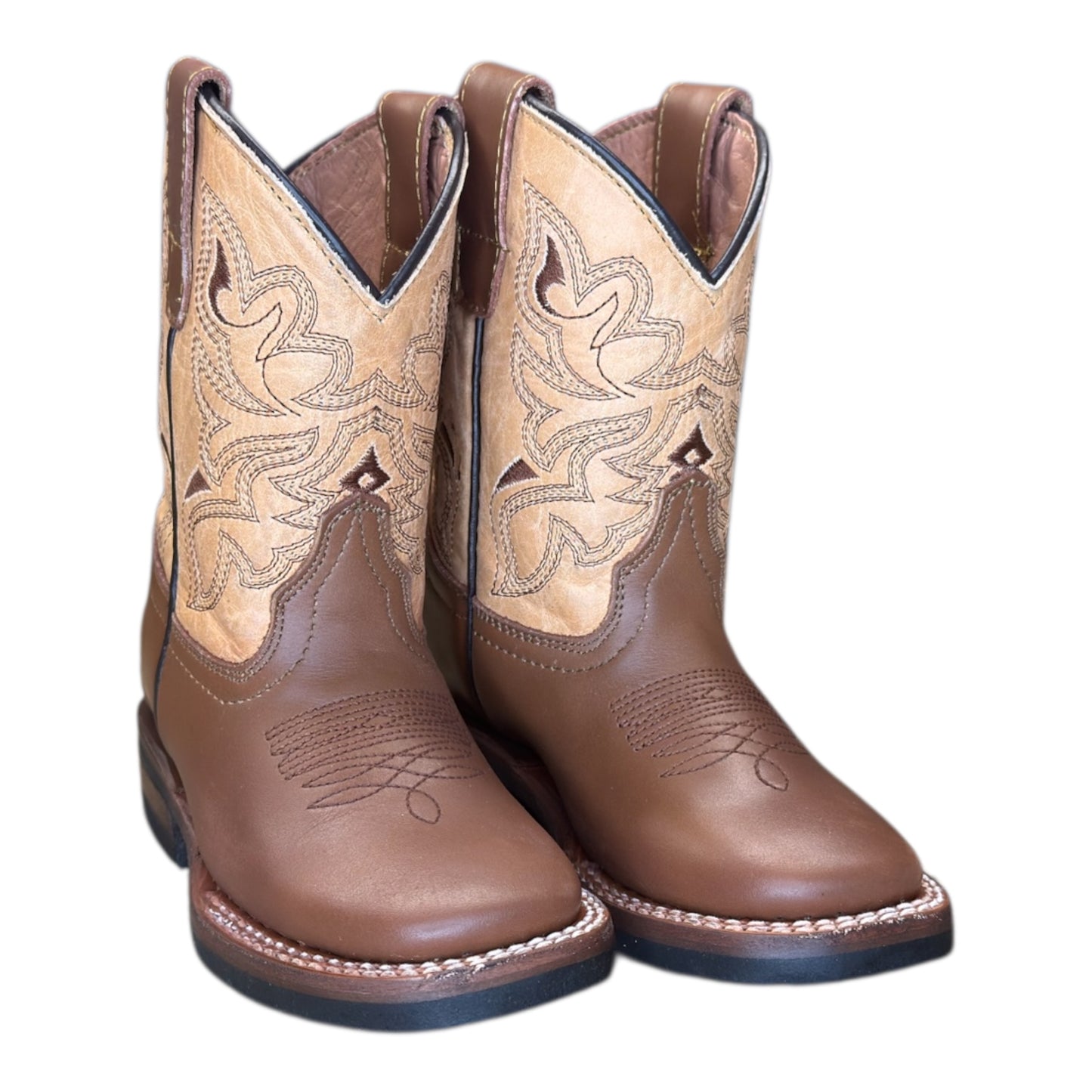 KIDS TANNER MARK HONEY BROWN WITH TAN TOP -TMK200716