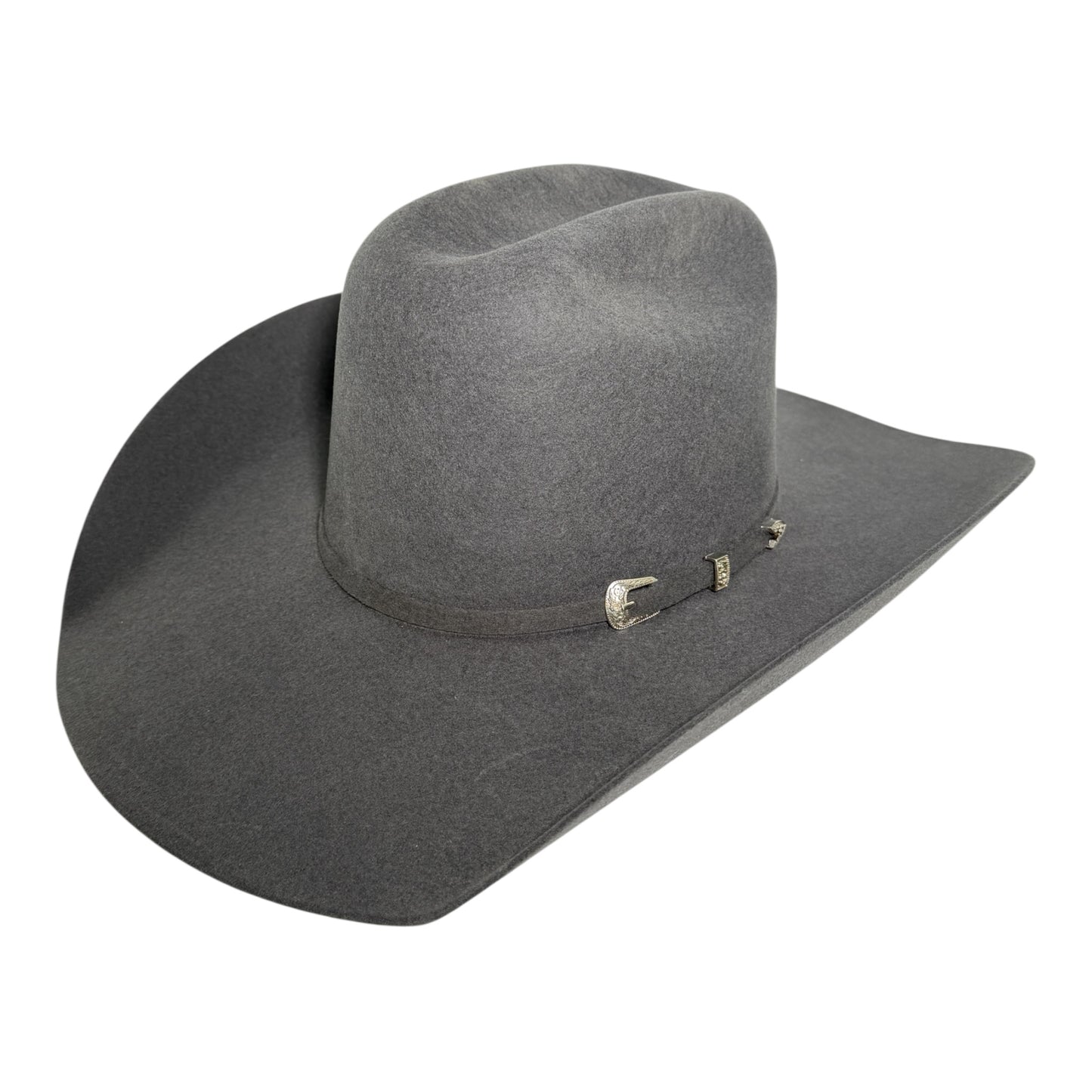 RDR Open Crown 4X men's felt cowboy hat in charcoal
