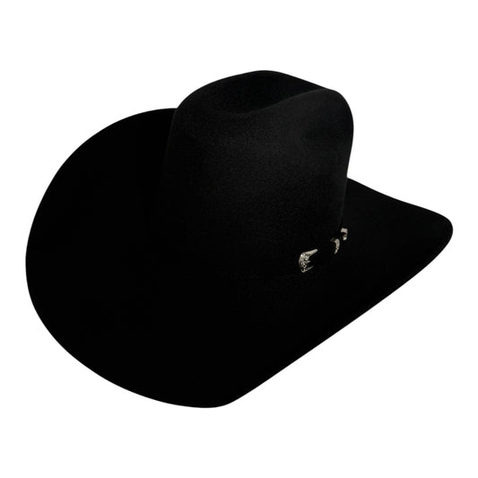 RDR Open Crown 4X men's felt cowboy hat in black