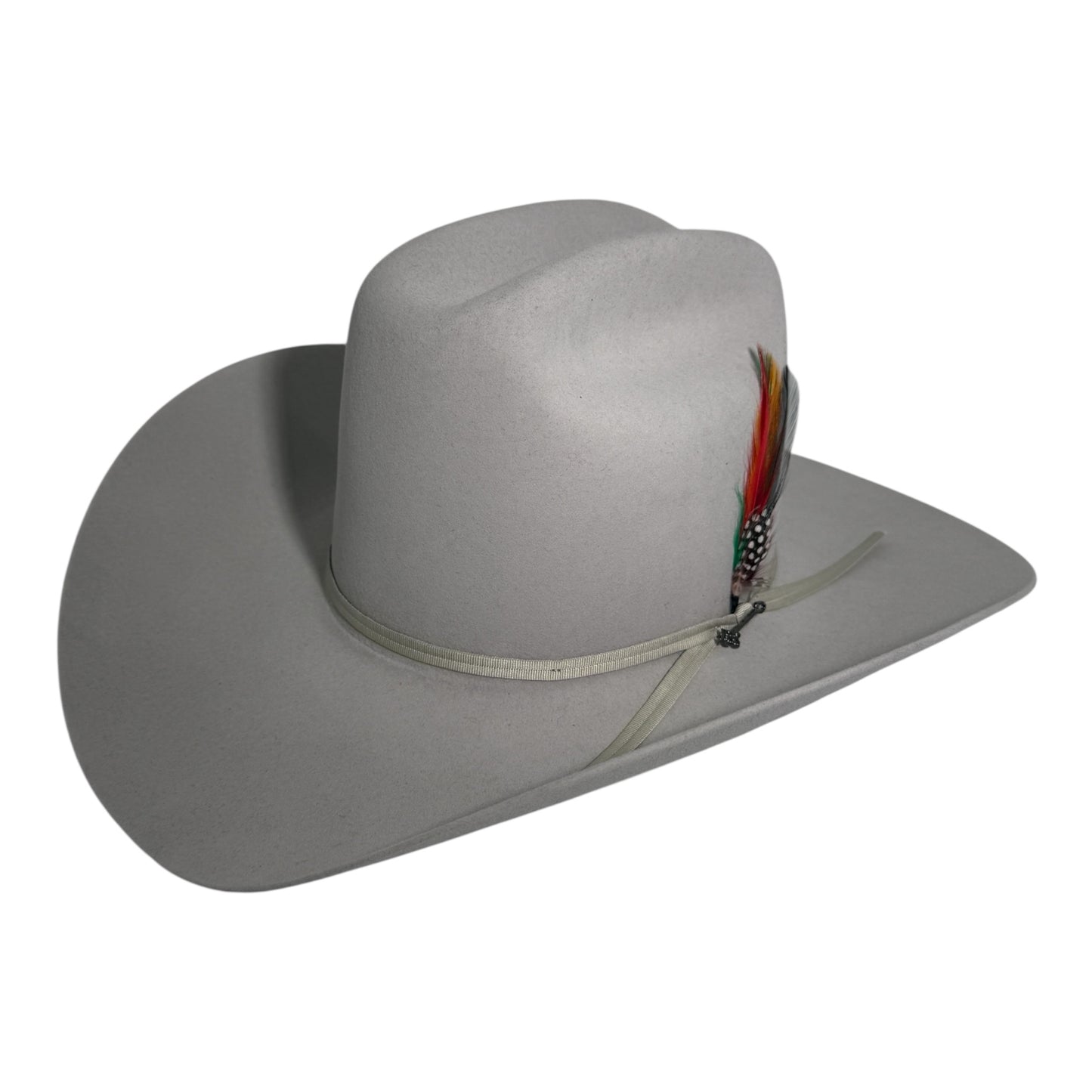Stetson Rancher 6X men's felt cowboy hat in silver grey