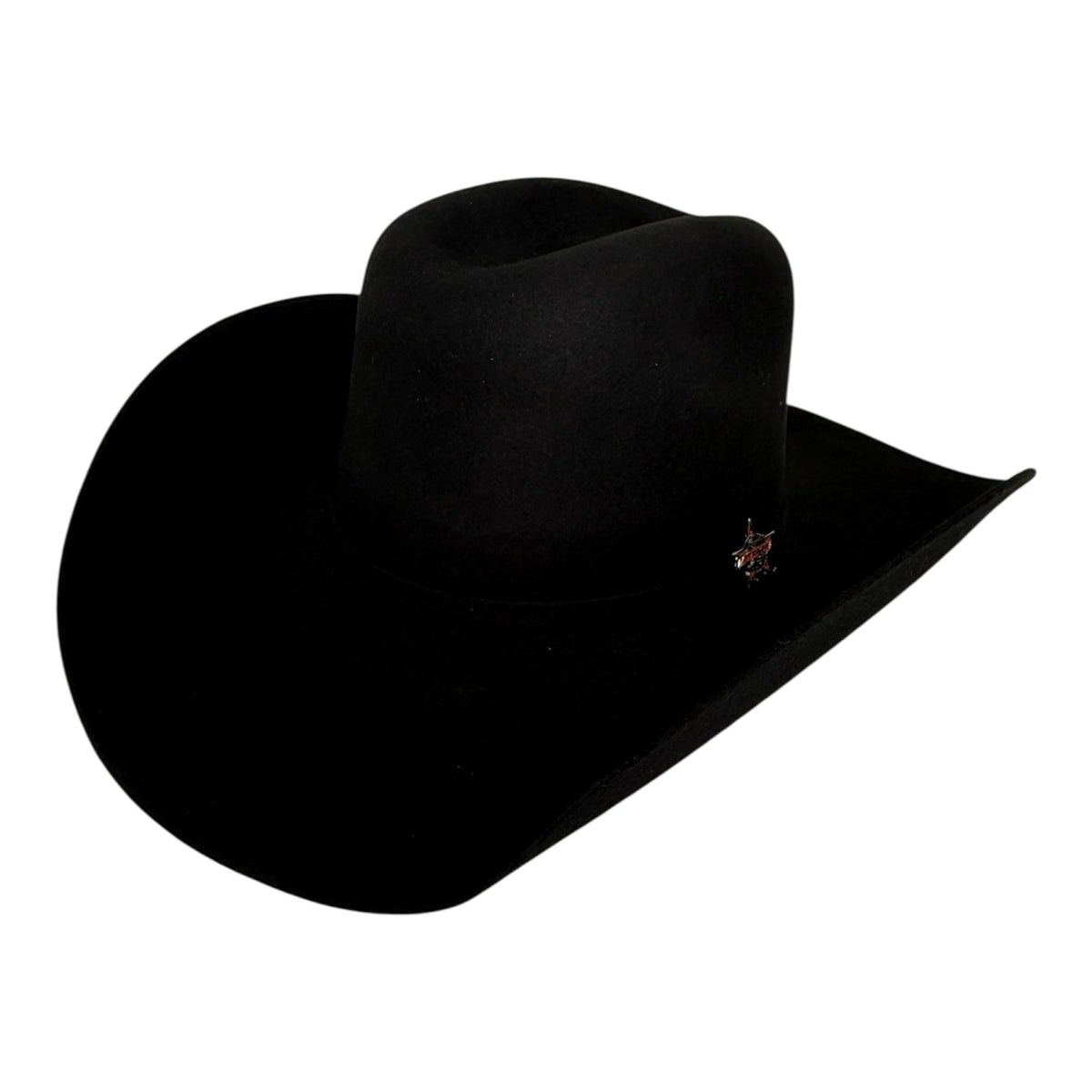 Bullhide Men's Black Wool Felt PBR Resilient 6X Cowboy Hat 0766BL