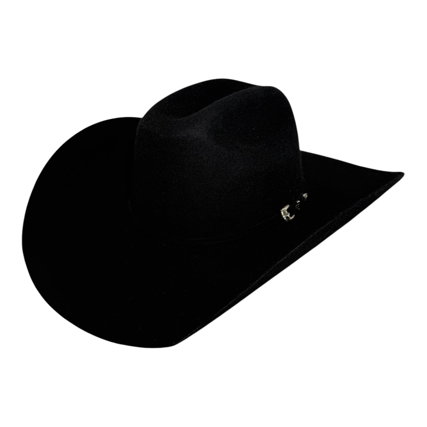 Bullhide Broken Horn 4X cowboy hat in black wool felt