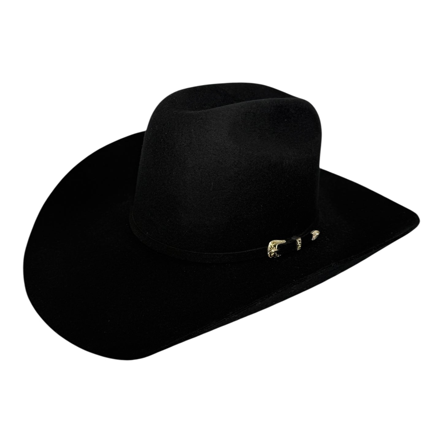 Bullhide Top Rank 8X cowboy hat in black fur blend felt