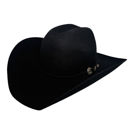 Bullhide Kingman 4X cowboy hat in black wool felt
