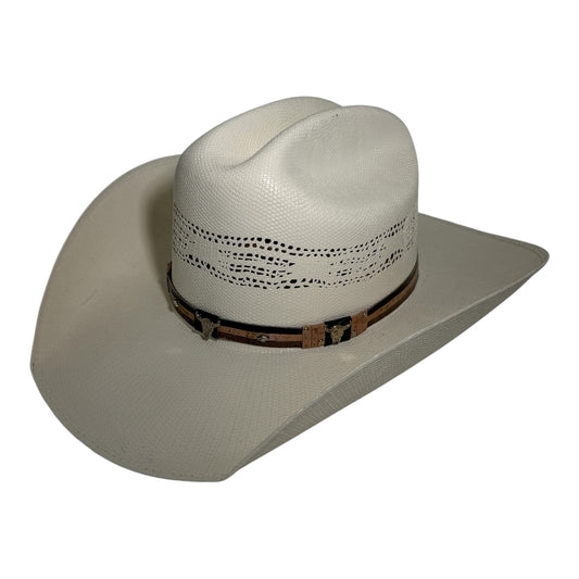 Bullhide Out of the Chute 20X cowboy hat in natural straw