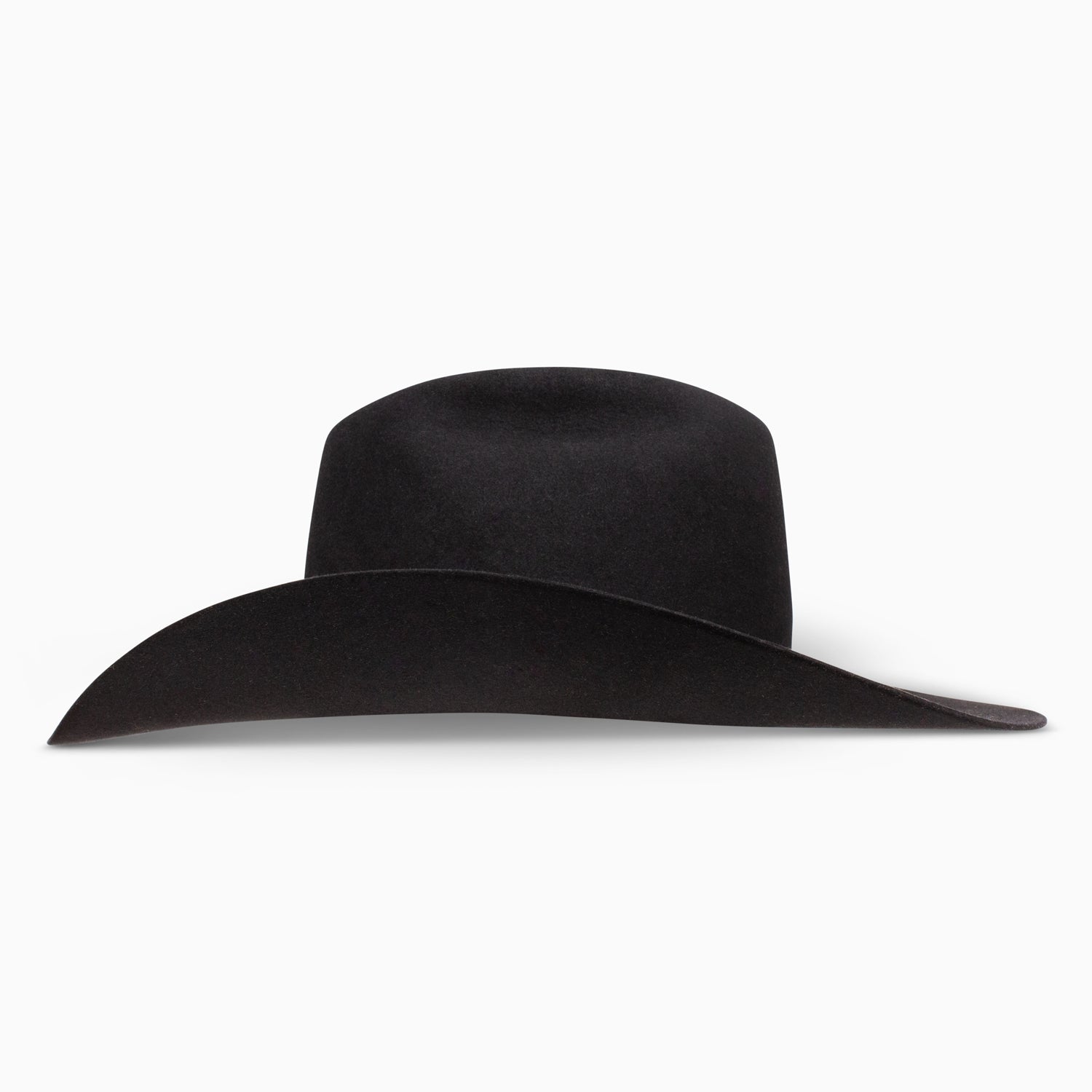 Resistol Ranch Road 6X black cowboy hat side view