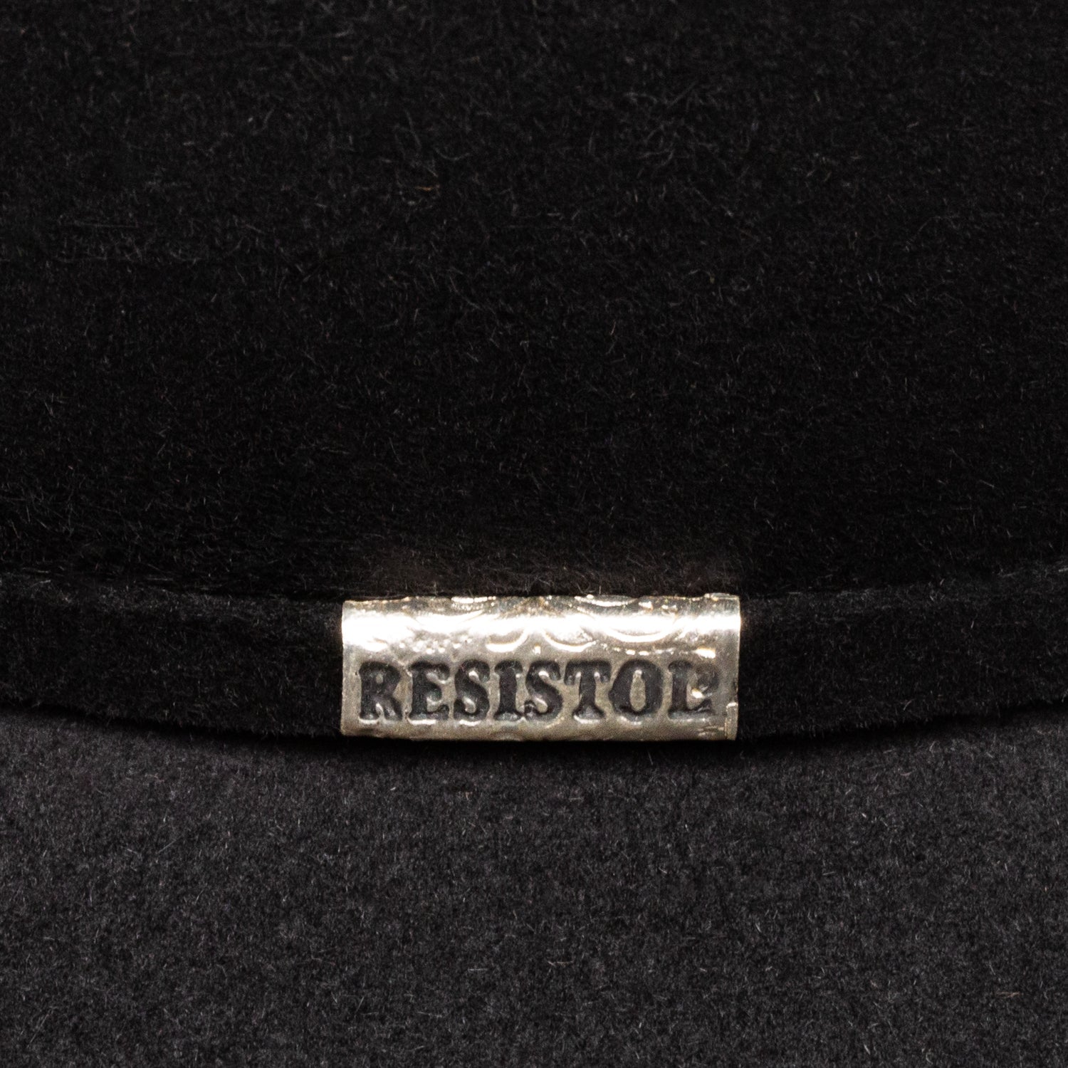 Resistol Ranch Road 6X black cowboy hat interior sweatband