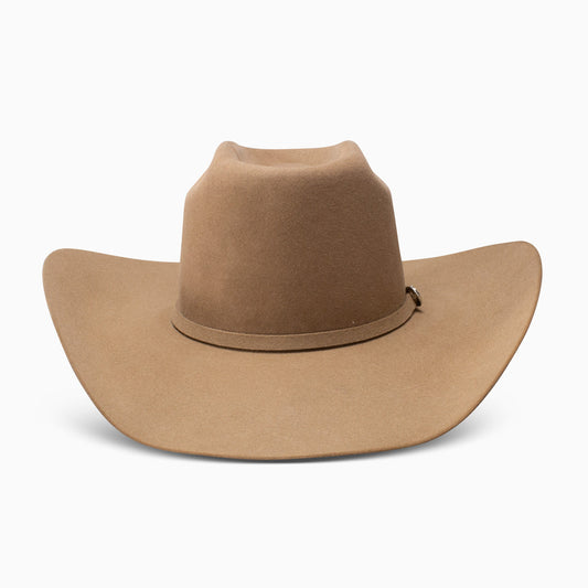 Resistol The SP 6X Sahara cowboy hat crown detail