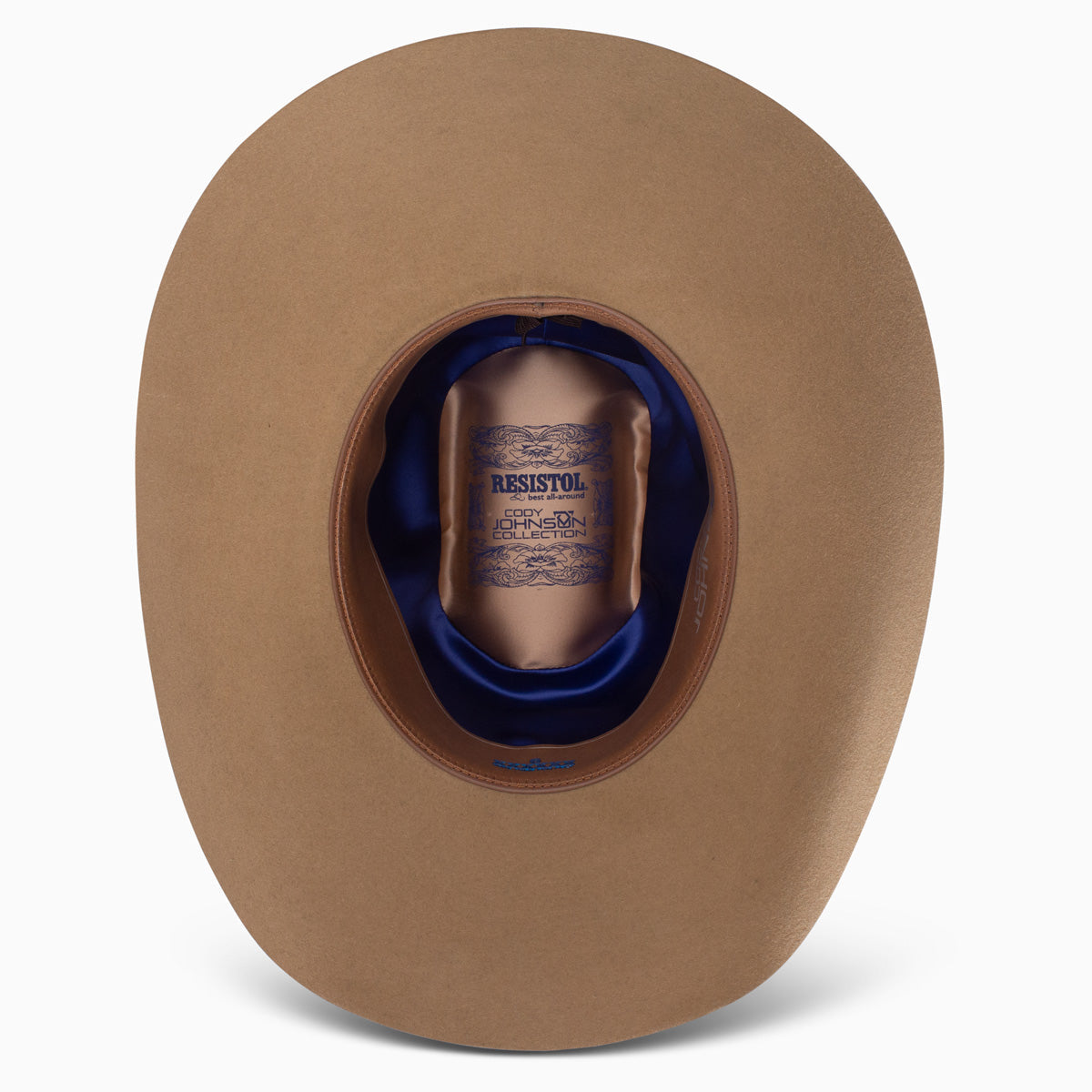 Resistol The SP 6X Sahara cowboy hat brim view