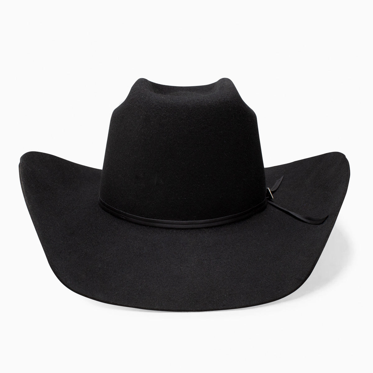 Resistol 9th Round black cowboy hat brick crown