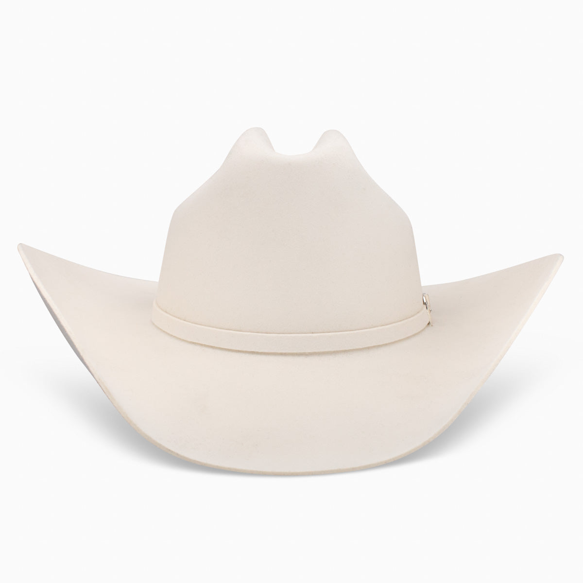 Resistol Pageant 4X white cowboy hat back view