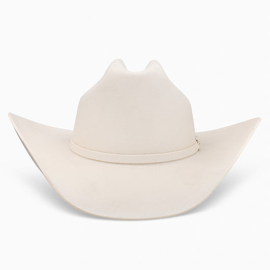 Resistol Pageant 4X white cowboy hat back view
