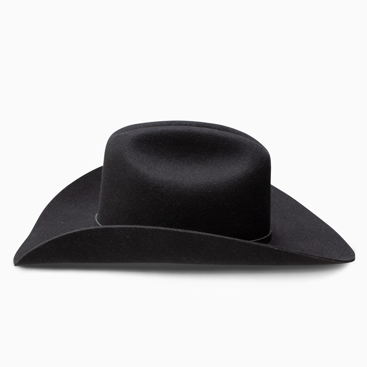 Resistol Sonora 4X black cowboy hat side view