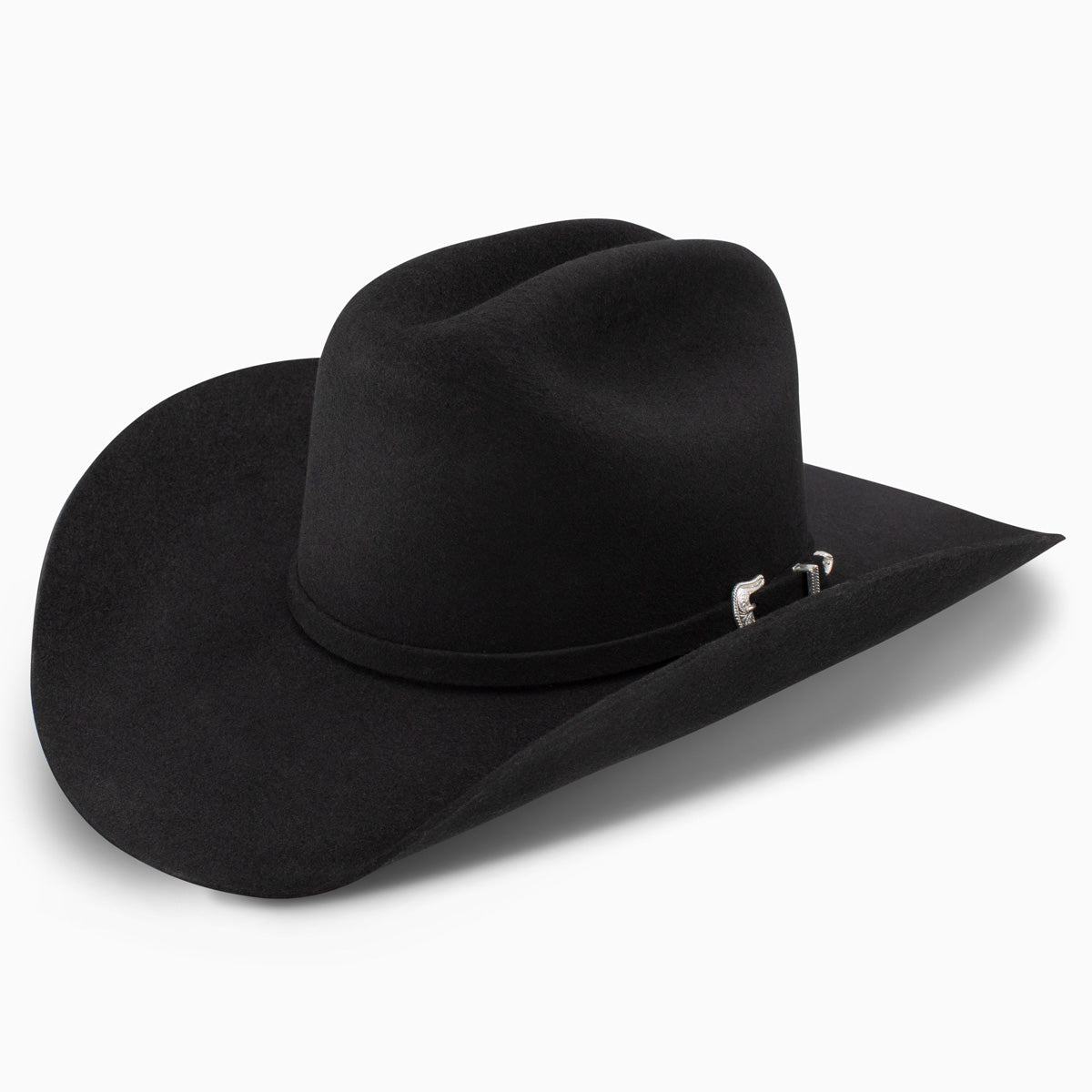 Resistol Tucker 3X black wool felt cowboy hat