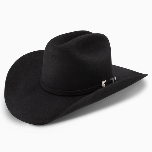 Resistol Tucker 3X black wool felt cowboy hat