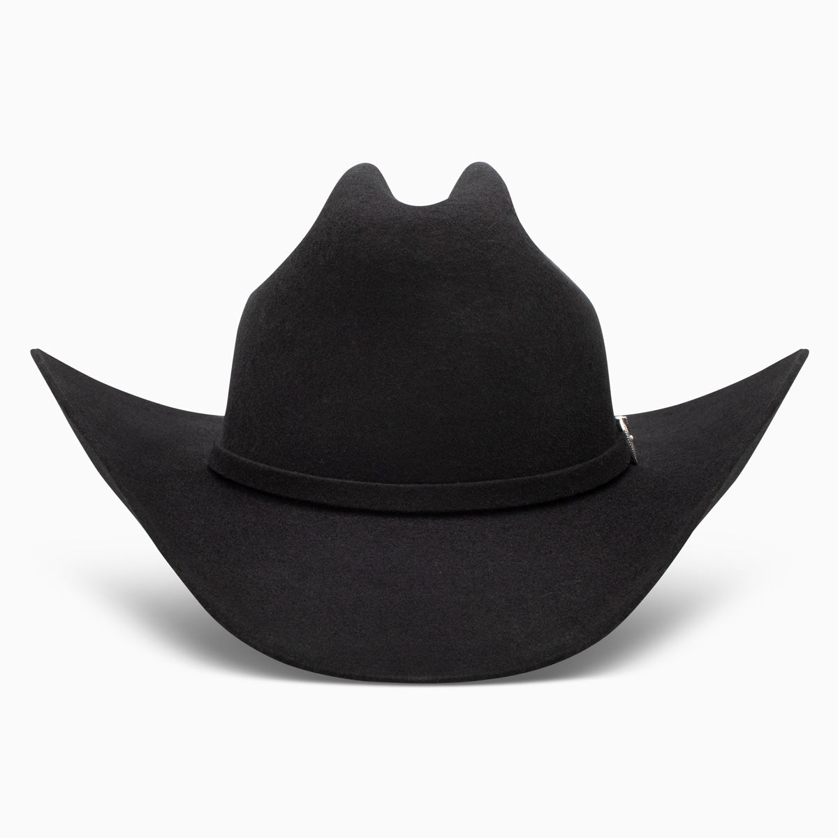 Resistol Tucker black cowboy hat cattleman crown