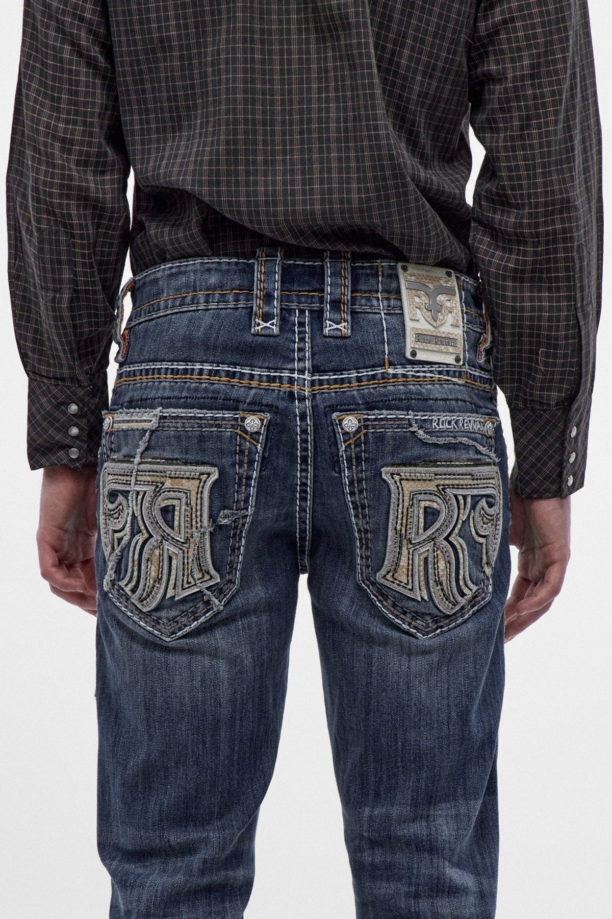 Rock Revival Men's Rylee Dark Blue Straight Leg Jean RP5799J202R - photo 3