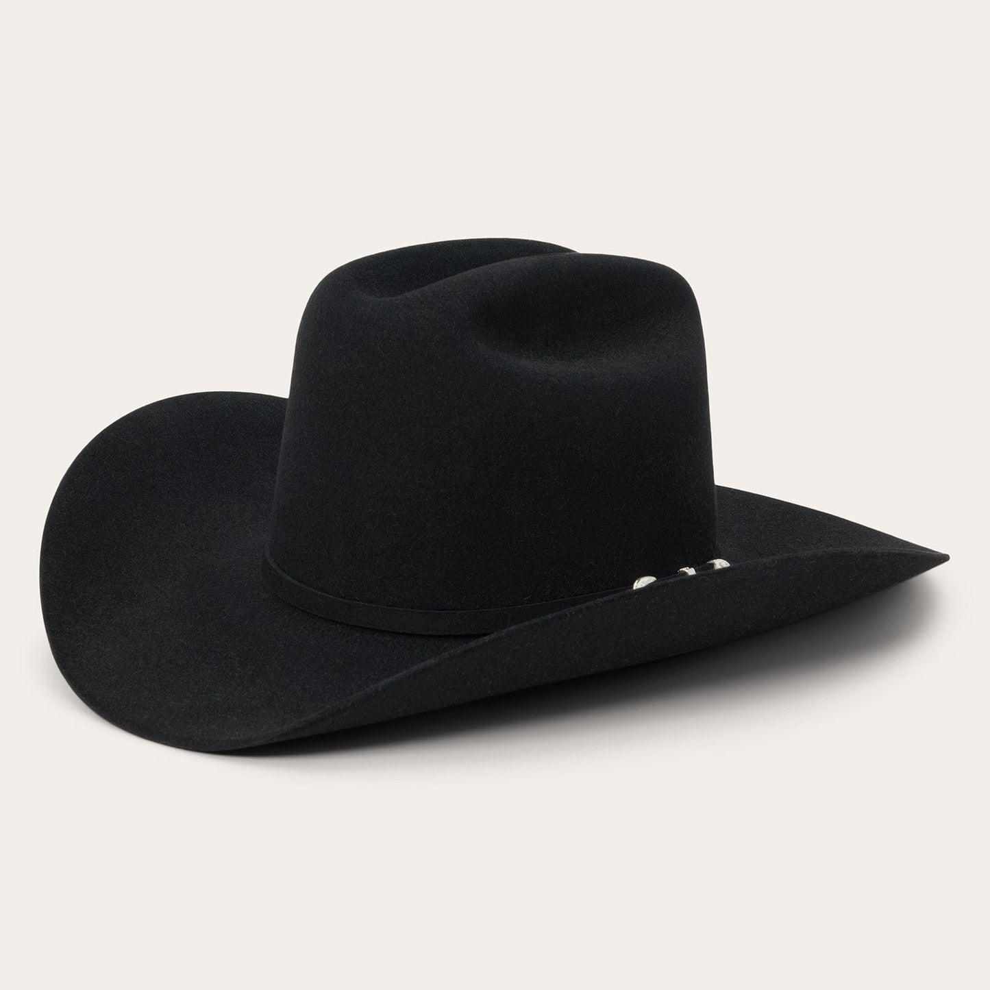 Stetson Mezcal 6X black cowboy hat side view