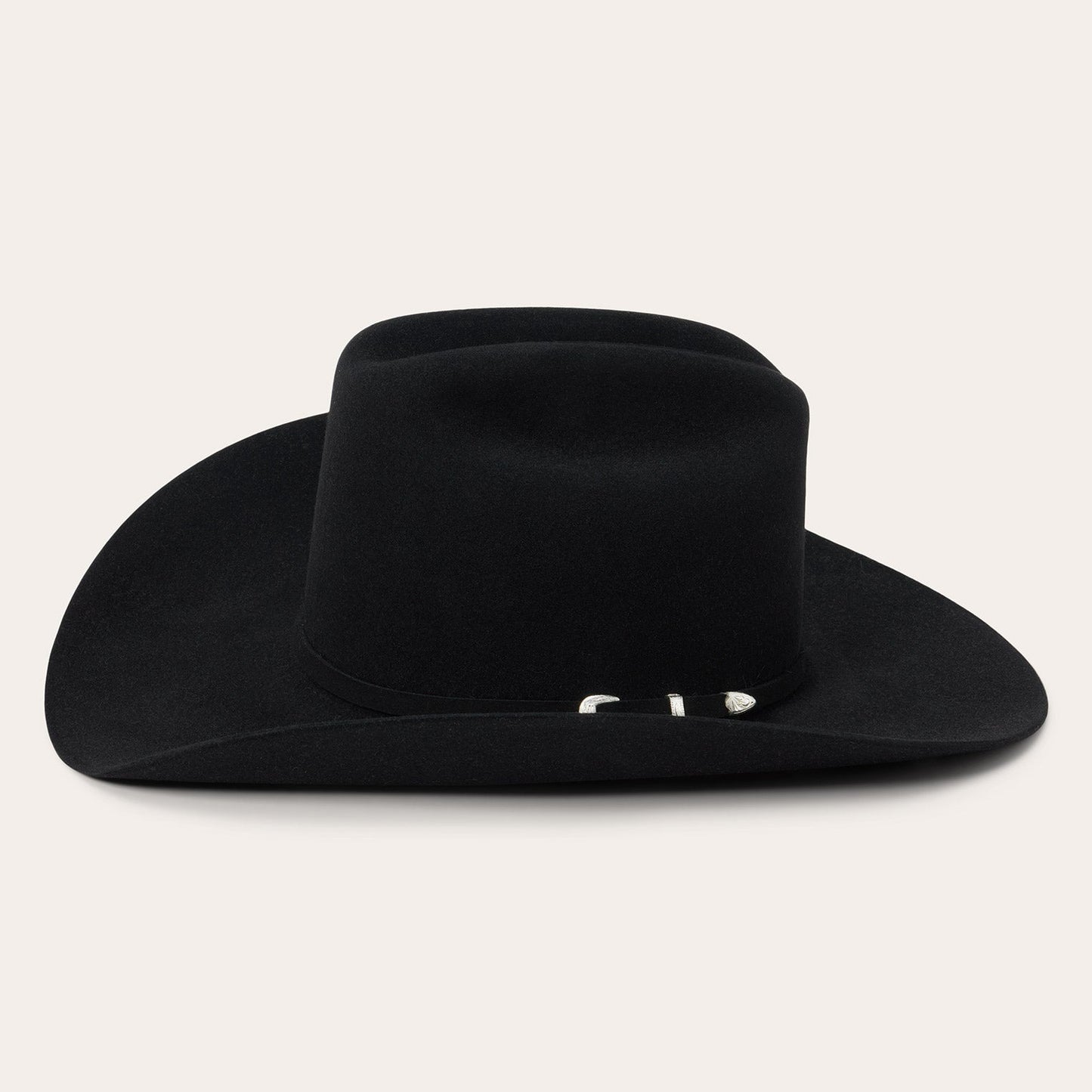 Stetson Mezcal 6X black cowboy hat back view