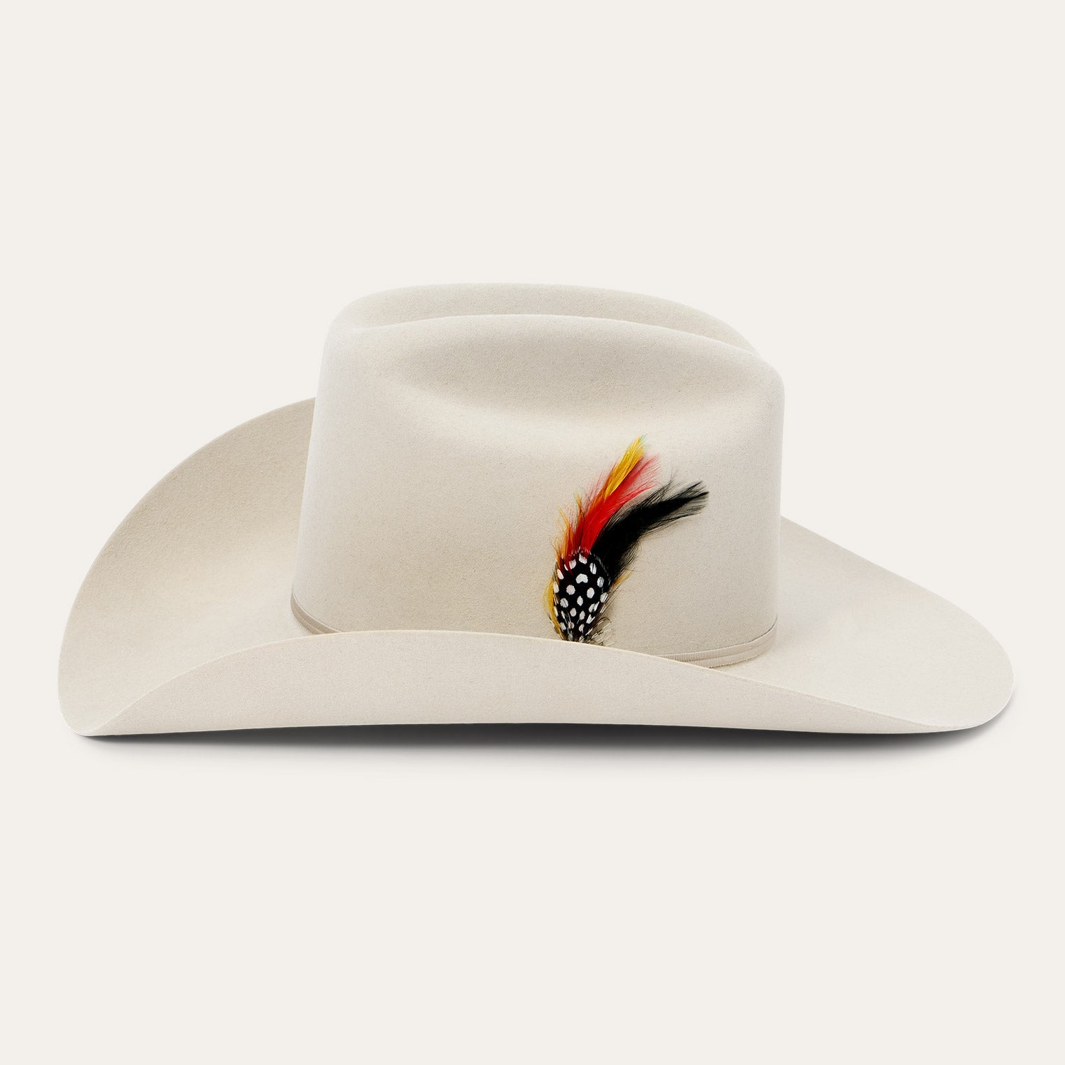 Stetson Rancher 6X silverbelly cowboy hat back view