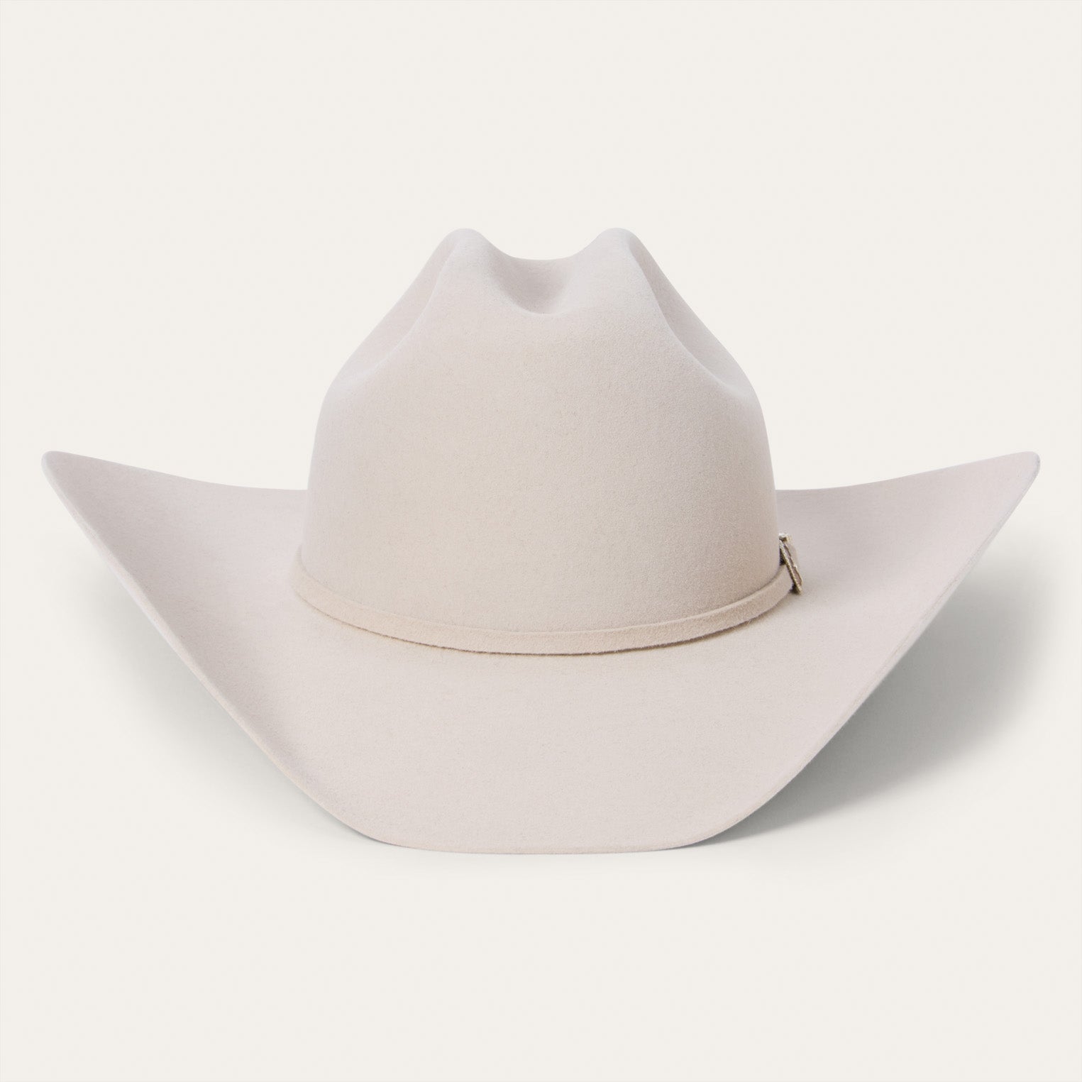 Stetson Skyline 6X USA 250 Edition cowboy hat in silverbelly, front view