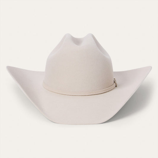 Stetson Skyline 6X USA 250 Edition cowboy hat in silverbelly, front view
