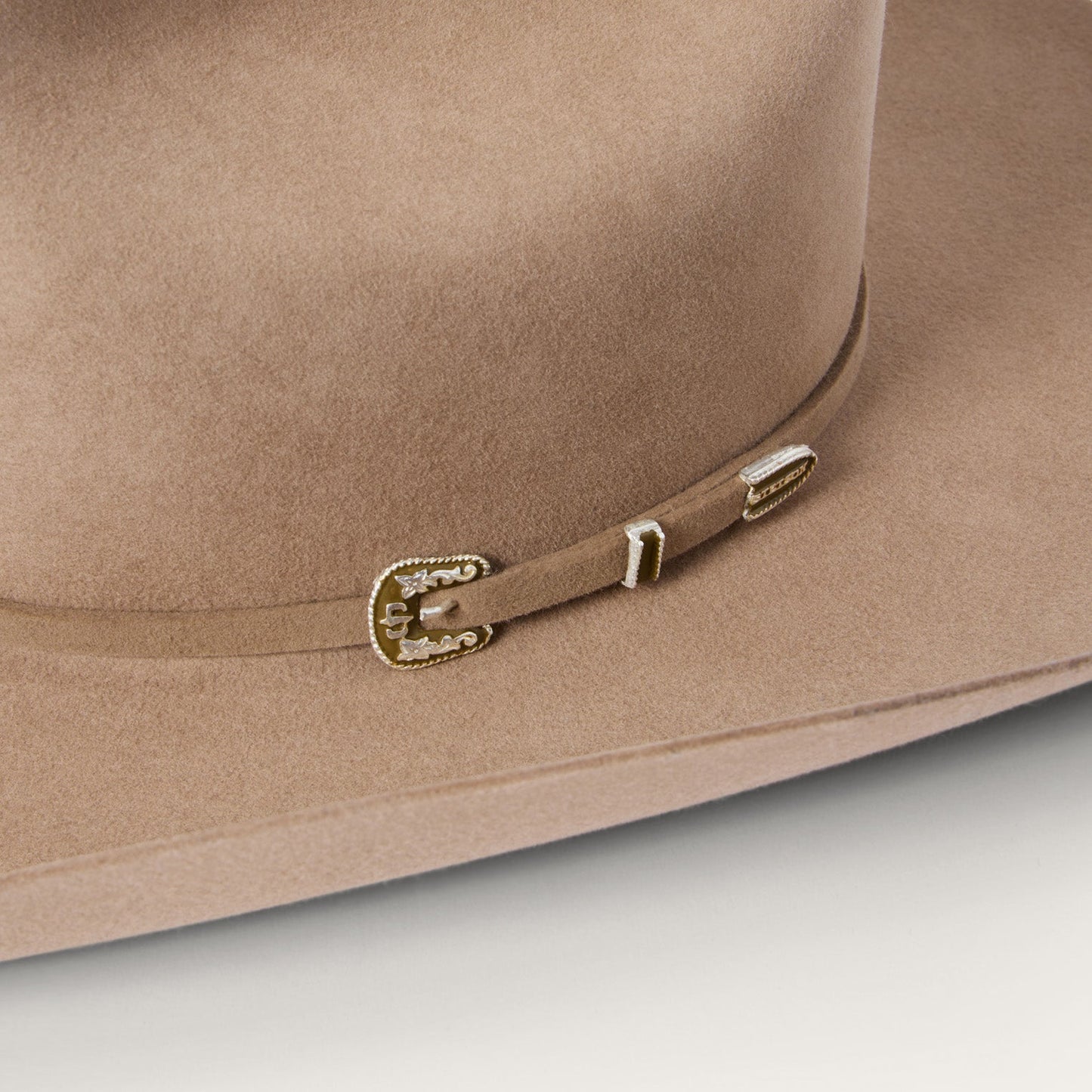 Stetson Skyline 6X USA 250 Edition, American flag hat pin detail