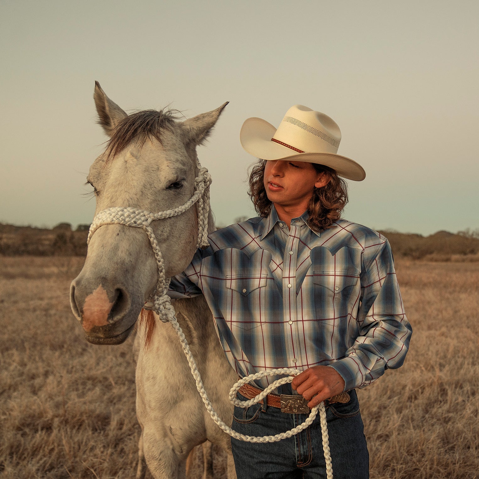 Stetson Griffin 100X straw cowboy hat weave detail