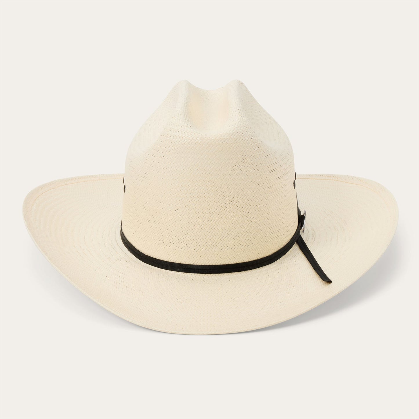 Stetson Rancher 10X natural straw cowboy hat, front view