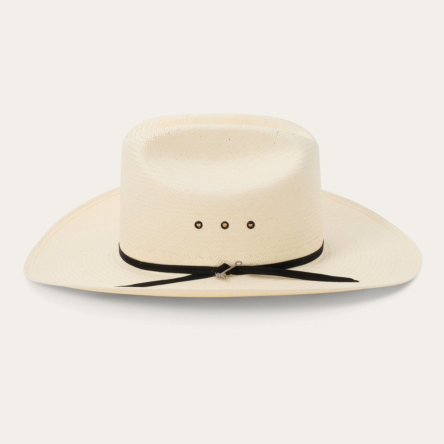 Stetson Rancher 10X natural straw cowboy hat, back view