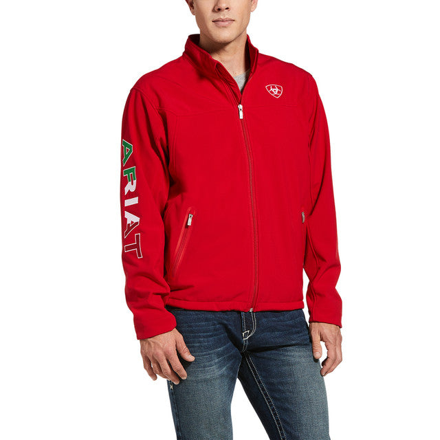 ARIAT New Team Softshell MEXICO Jacket Red -10033525