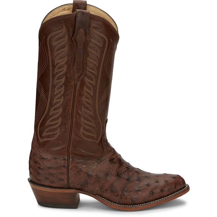 TONY LAMA MCCANDLES FULL QUILL Chocolate Brown - 8256