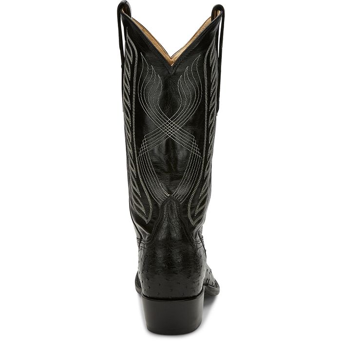 TONY LAMA MCCANDLES FULL QUILL BLACK - 8255