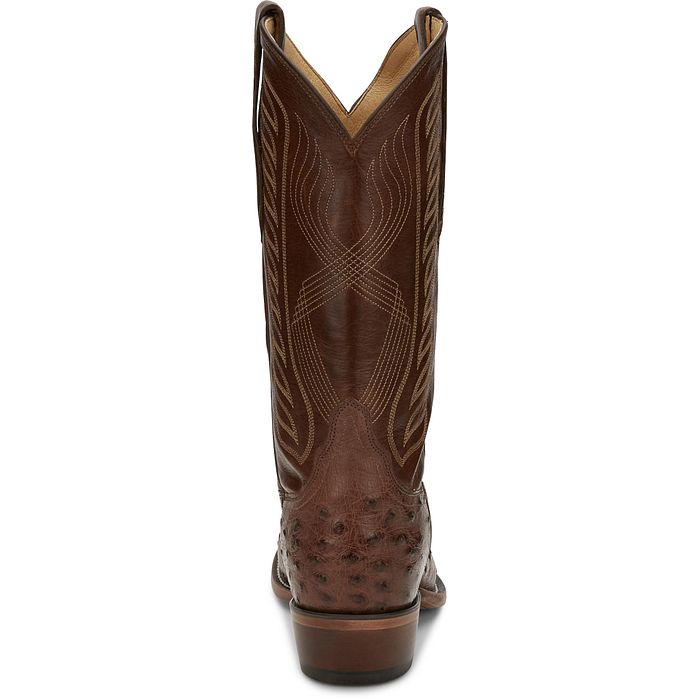 TONY LAMA MCCANDLES FULL QUILL Chocolate Brown - 8256