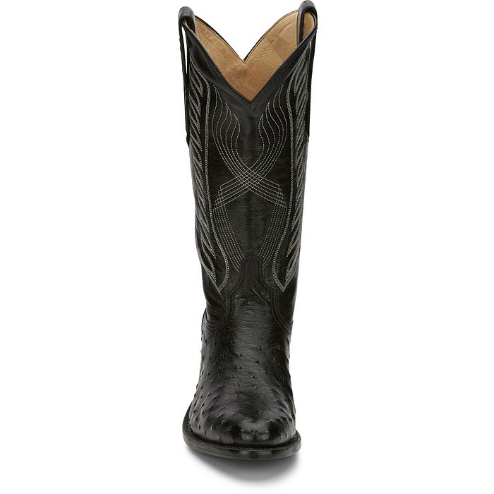 TONY LAMA MCCANDLES FULL QUILL BLACK - 8255