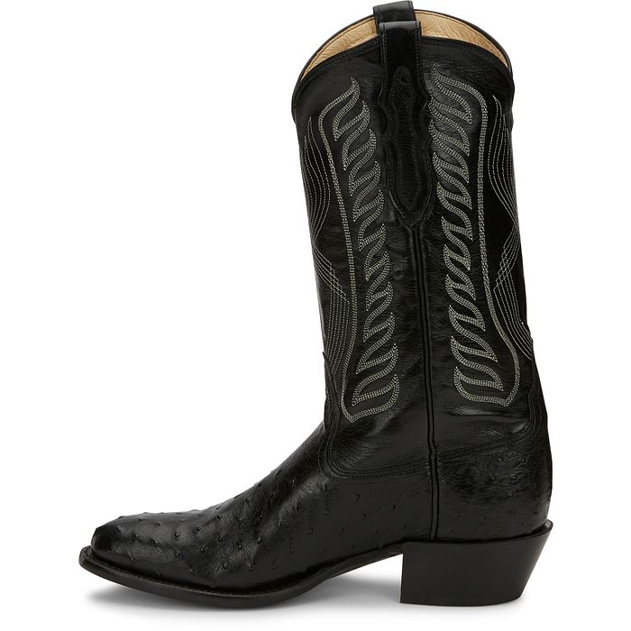 TONY LAMA MCCANDLES FULL QUILL BLACK - 8255