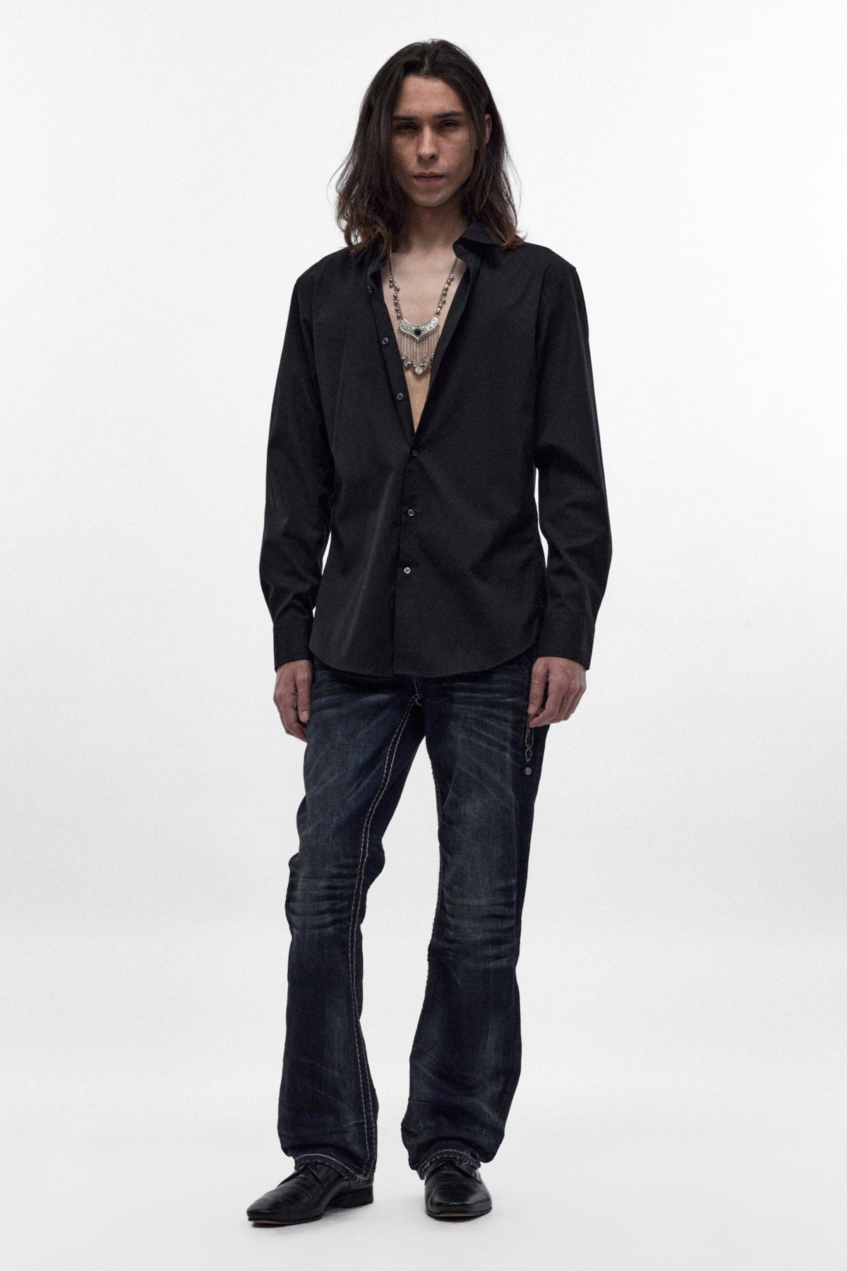 Rock Revival Men's Wes Vintage Blue Bootcut Jean RP5811B205R - photo 6