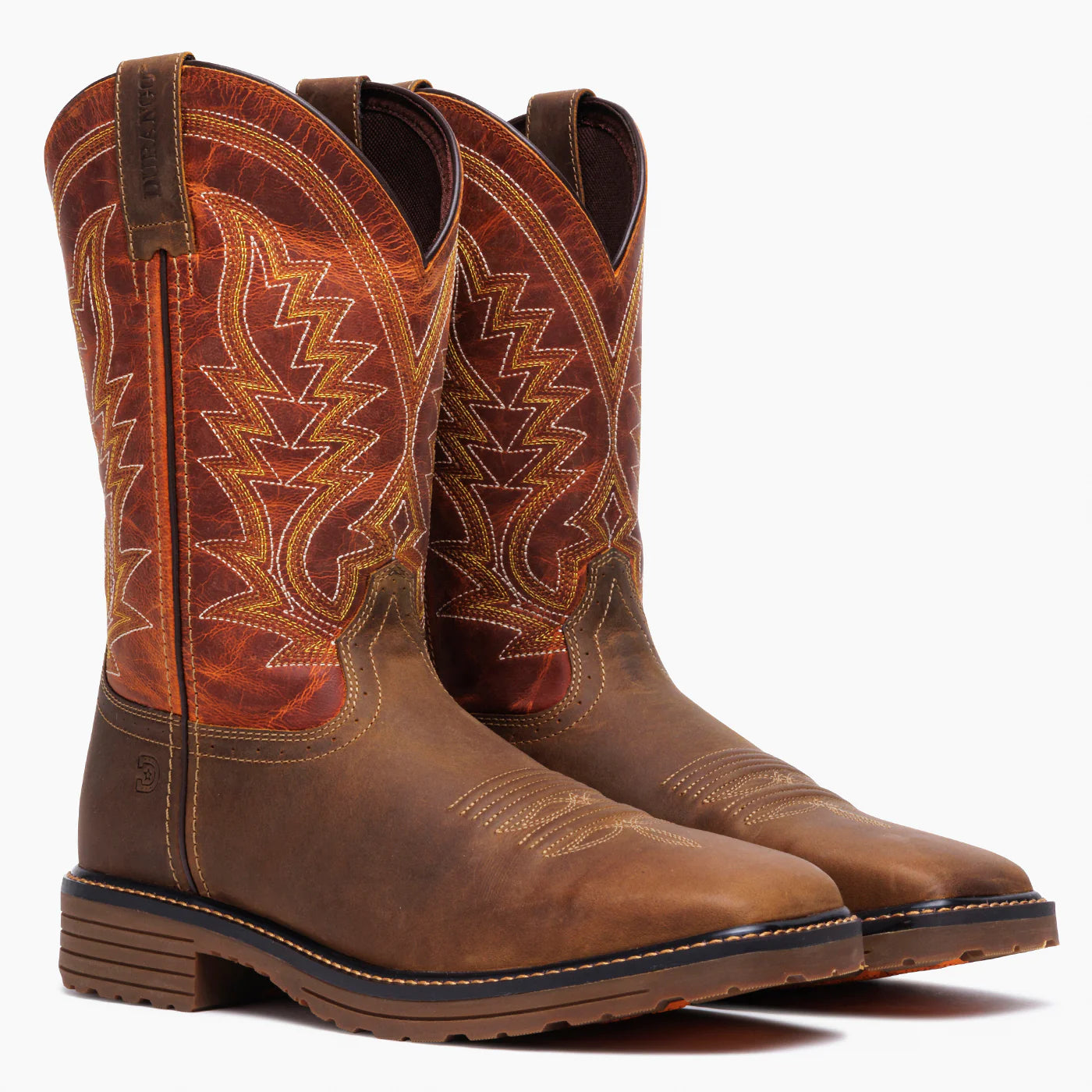 DDB0528 DURANGO Tan Sadle and Rusty Blaze men EE