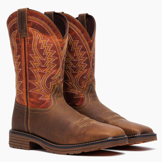 DDB0528 DURANGO Tan Sadle and Rusty Blaze men EE