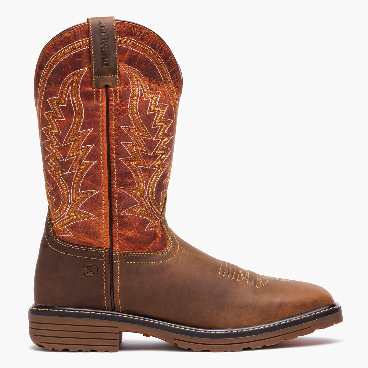 DDB0528 DURANGO Tan Sadle and Rusty Blaze men EE