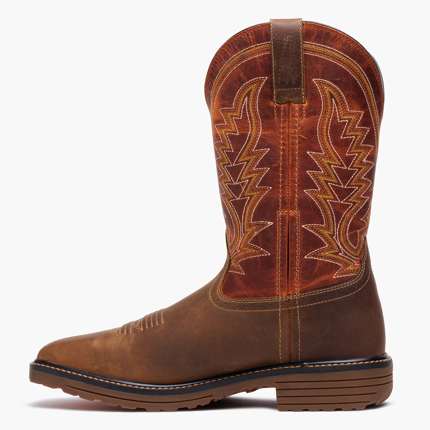 DDB0528 DURANGO Tan Sadle and Rusty Blaze men EE
