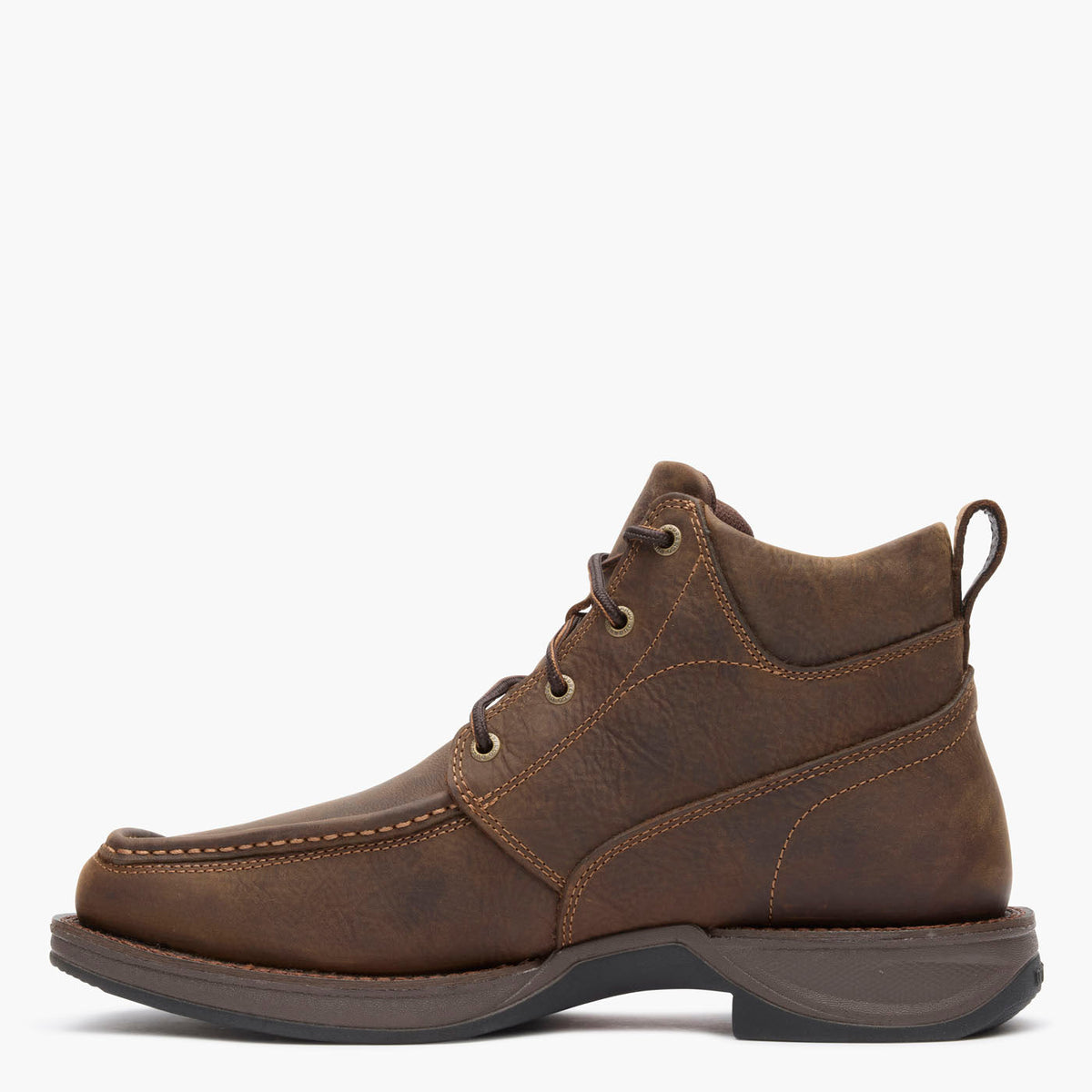 Durango DDB0544 men's dark earth chukka boot, instep profile