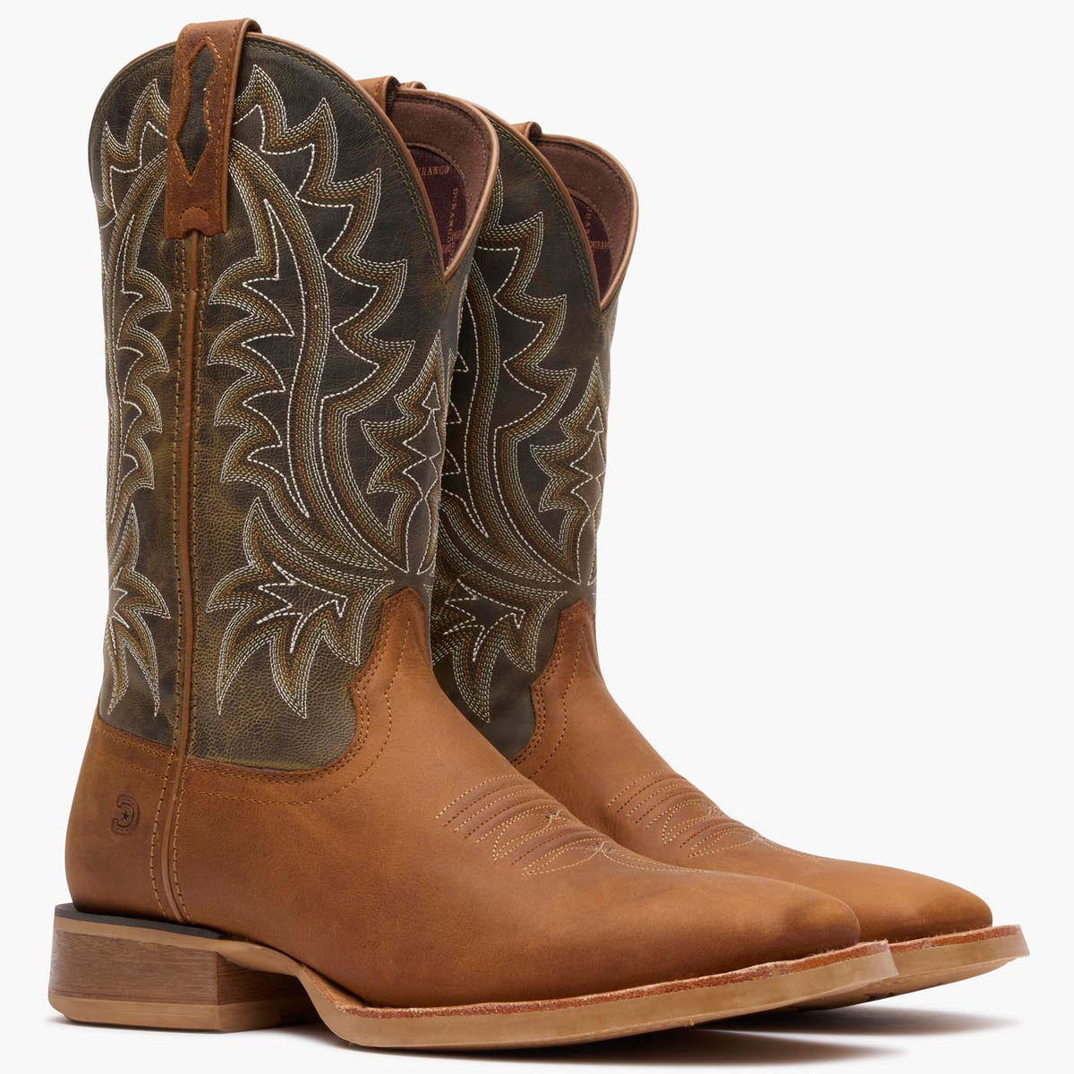 Durango Rebel Pro DDB0550 Aztec Brown and Olive boots, front pair view